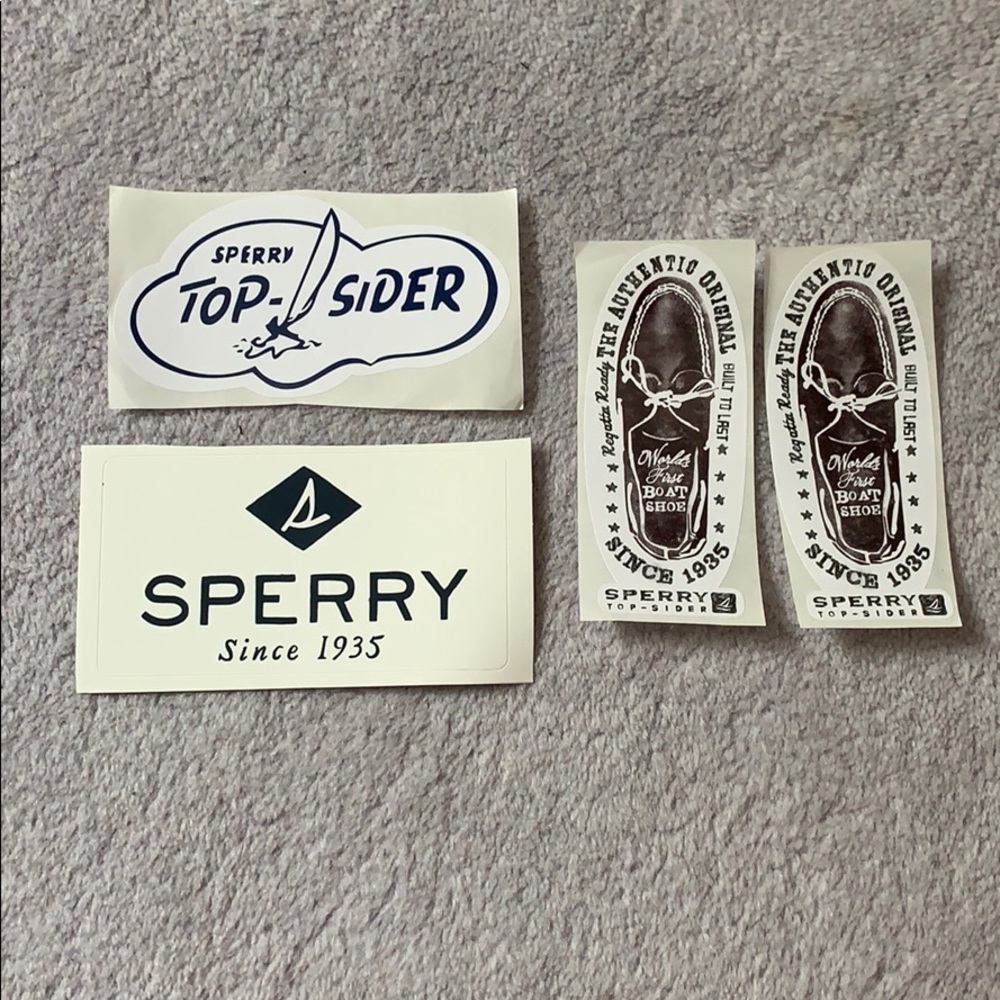 Sperry sticker set